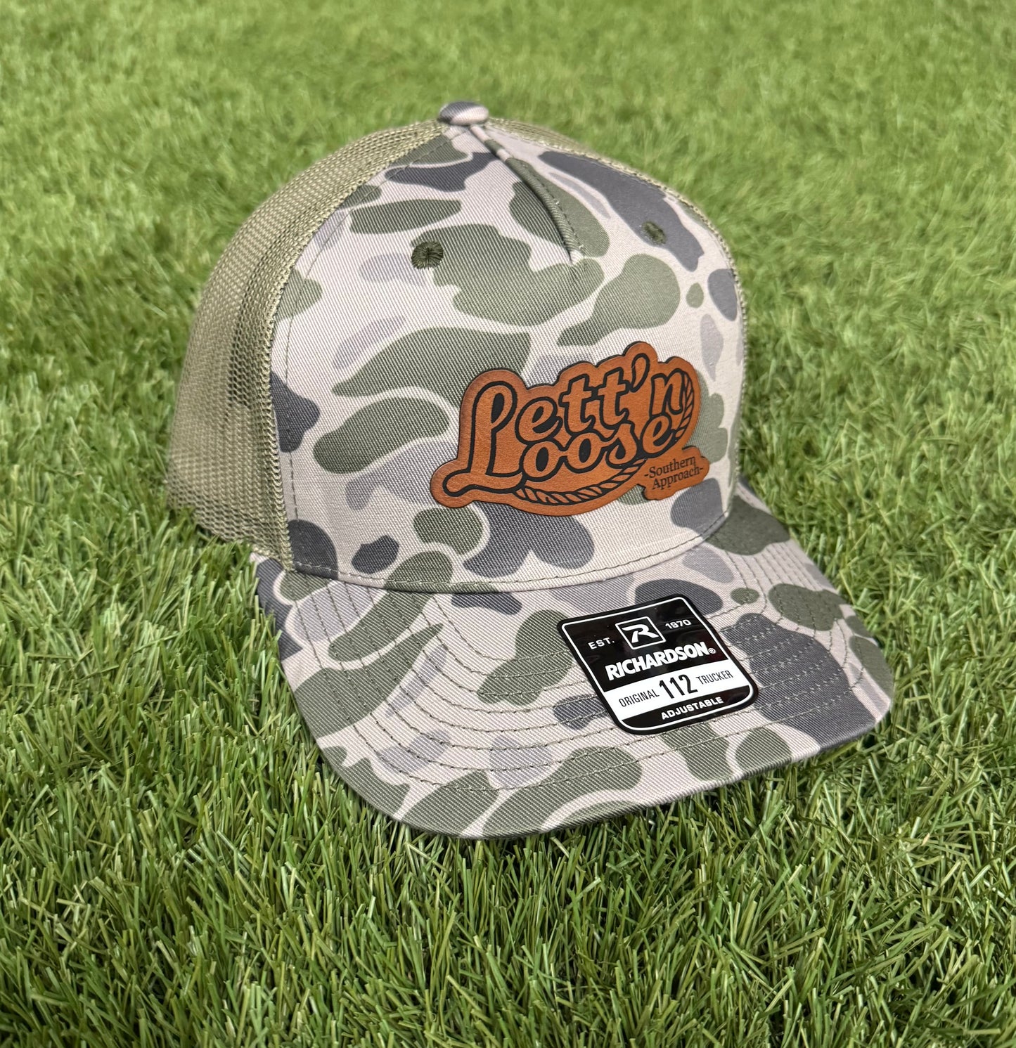 Old School Came - Green "Lett'n Loose" Hat