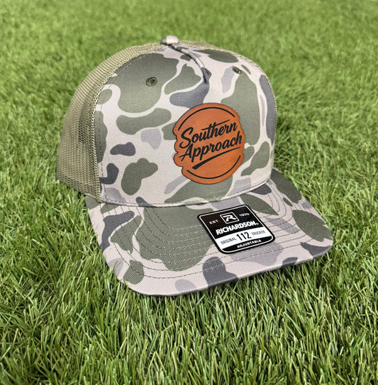 Old School Camo- Green SA Hat