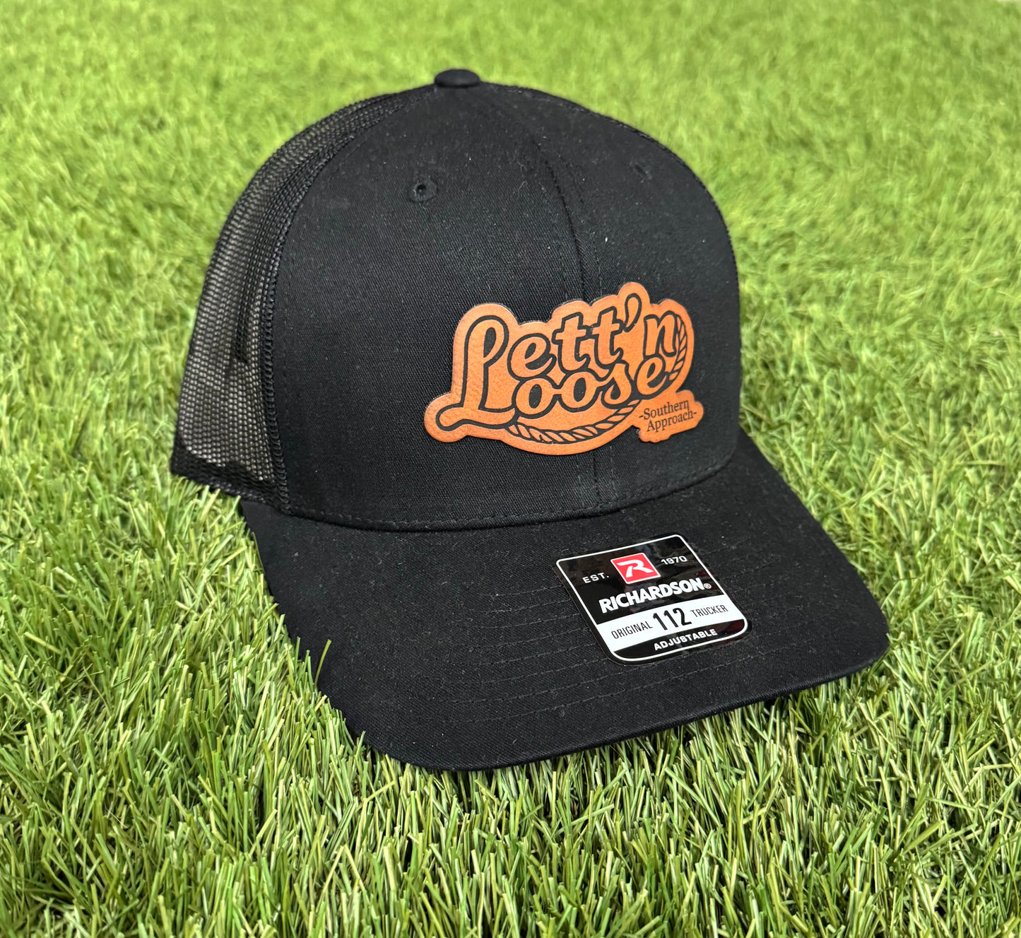 All Black "Lettn Loose" Hat