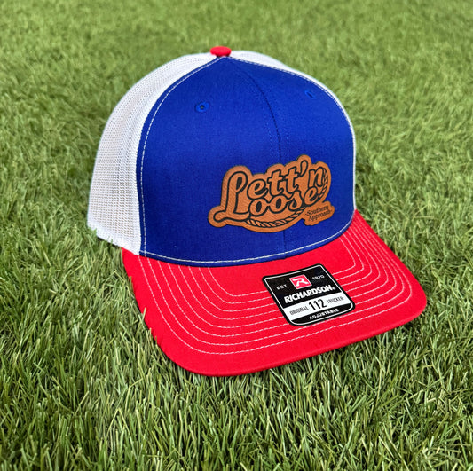 Red, White & Blue "Lett'n Loose" Hat