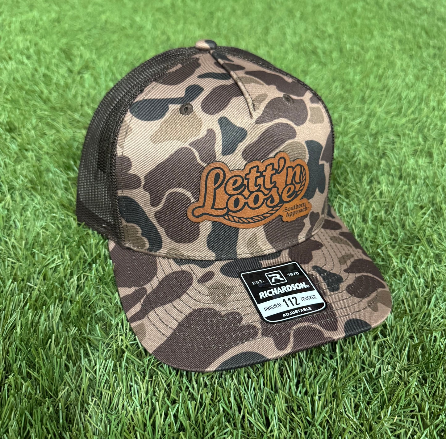 Old School Camo - Brown "Lett'n Loose" Hat